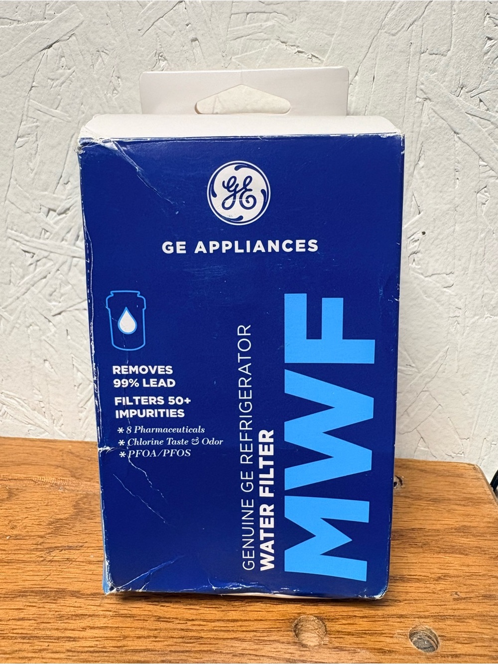 GE Appliances Refrigerator Water Filter - MVWF - Blue Packaging